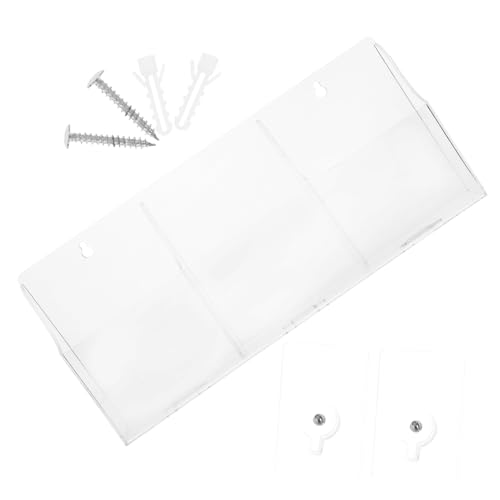 HAMPPLIES Aufbewahrungsbox Für Fernbedienung Fernbedienungsboxen Fernbedienungshalter Halter Wandhalterung Handyhalterung Controller-inhaber Halterung Für Kopfteil-fernbedienung Acryl von HAMPPLIES