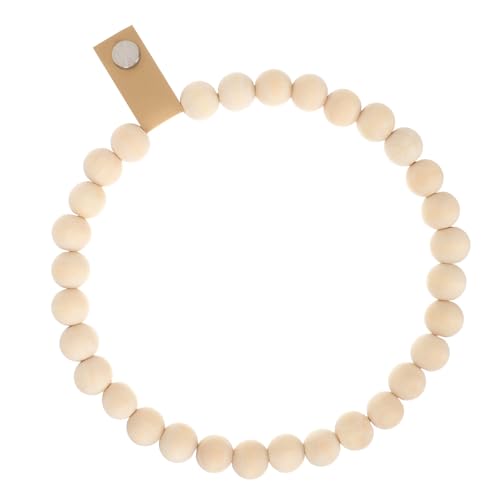 HAMPPLIES Boho Handtuchhalter Holzperlen Handgefertigt Wandmontage Handtuchring Badezimmer Küche Wohnzimmer Organizer Robust Dekorativ HAMPPLIES Boho Handtuchhalter Holzperlen Handgefertigt Wandmontage Handtuchring Badezimmer Küche Wohnzimmer Organizer Robust Dekorativ von HAMPPLIES