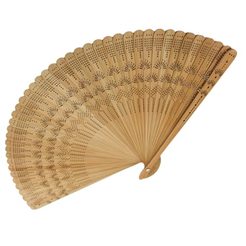 HAMPPLIES Faltender Handfächer aus Handgefertigter Japanischer Fächer für Damen Leicht Tragbar für Hochzeiten Tänze Sommerreisen Cosplay Dekoration HAMPPLIES Faltender Handfächer aus Handgefertigter Japanischer Fächer für Damen Leicht Tragbar für Hochzeiten Tänze Sommerreisen Cosplay Dekoration von HAMPPLIES