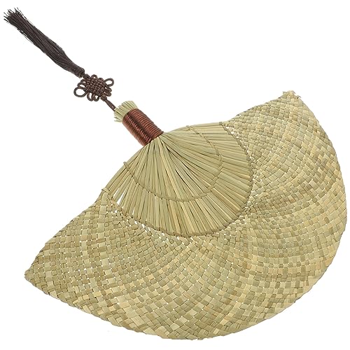 HAMPPLIES Handgefertigter Vintage Fächer aus Stroh Handgewebter Wanddekor Fächer Praktischer Sommerfächer für Erwachsene und Leicht und Dekorativ für Wohn und Schlafzimmer zur Kühlung an HAMPPLIES Handgefertigter Vintage Fächer aus Stroh Handgewebter Wanddekor Fächer Praktischer Sommerfächer für Erwachsene und Leicht und Dekorativ für Wohn und Schlafzimmer zur Kühlung an von HAMPPLIES