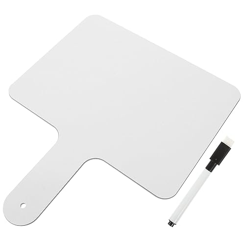 HAMPPLIES Handliches Whiteboard Teilig mit Dry Erase Oberfläche Wiederverwendbares Antwortpaddle für Voting Bewertung und Beschriftung im Unterricht und Wettbewerb HAMPPLIES Handliches Whiteboard Teilig mit Dry Erase Oberfläche Wiederverwendbares Antwortpaddle für Voting Bewertung und Beschriftung im Unterricht und Wettbewerb von HAMPPLIES
