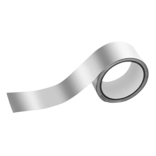 HAMPPLIES Hochwertiges Aluminium Klebeband Stark Haftend Hitzebeständig Vielseitig Einsetzbar für Elektrische Reparaturen und Isolierung von Rohren und Oberflächen von HAMPPLIES