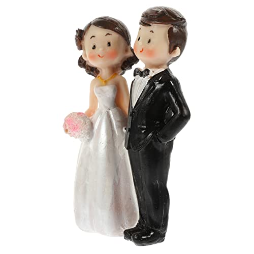 HAMPPLIES Hochzeitsfigur aus Harz Exquisites Kuchendekor für Multifunktionale Tischdekoration für Hochzeiten Verlobungen und Valentinstag HAMPPLIES Hochzeitsfigur aus Harz Exquisites Kuchendekor für Multifunktionale Tischdekoration für Hochzeiten Verlobungen und Valentinstag von HAMPPLIES