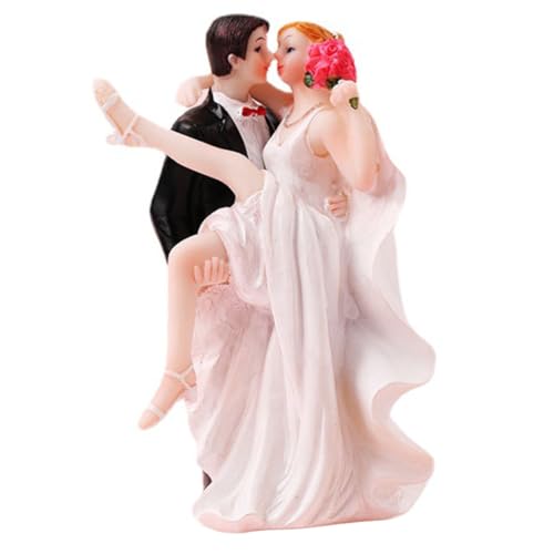 HAMPPLIES Hochzeits-tortenaufsatz Aus Resin Braut Und Bräutigam Figurinen Für Romantische Dekoration Für Hochzeiten Verlobungen Und Valentinstag HAMPPLIES Hochzeits-tortenaufsatz Aus Resin Braut Und Bräutigam Figurinen Für Romantische Dekoration Für Hochzeiten Verlobungen Und Valentinstag von HAMPPLIES