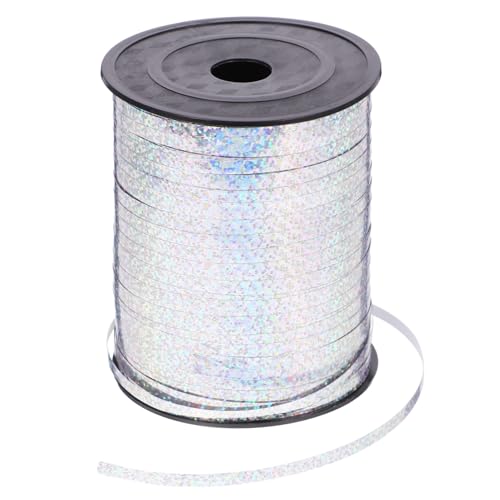 HAMPPLIES Holografisches Geschenkband Breit Plastik Dekoratives Luftballonband Geschenkverpackung Schleifenband für Basteln und Partydekoration HAMPPLIES Holografisches Geschenkband Breit Plastik Dekoratives Luftballonband Geschenkverpackung Schleifenband für Basteln und Partydekoration von HAMPPLIES