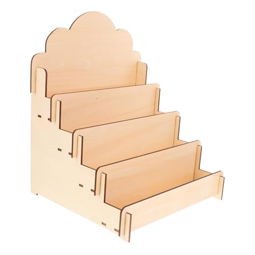 HAMPPLIES Holzständer Präsentationsregal Grußkarten Display Rack Tischständer Mehrstöckig Robust für Verkäufer und Messen Desktop Organizer für Postkarten und Photocards HAMPPLIES Holzständer Präsentationsregal Grußkarten Display Rack Tischständer Mehrstöckig Robust für Verkäufer und Messen Desktop Organizer für Postkarten und Photocards von HAMPPLIES