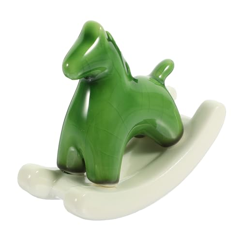 HAMPPLIES Keramische Tischdekoration Bunte Kleine Schaukelpferd-Figur Für Teetisch Home Office Wohnzimmer Aus Hochwertiger Keramik Kompakte Sicher Und Langlebig HAMPPLIES Keramische Tischdekoration Bunte Kleine Schaukelpferd-Figur Für Teetisch Home Office Wohnzimmer Aus Hochwertiger Keramik Kompakte Sicher Und Langlebig von HAMPPLIES