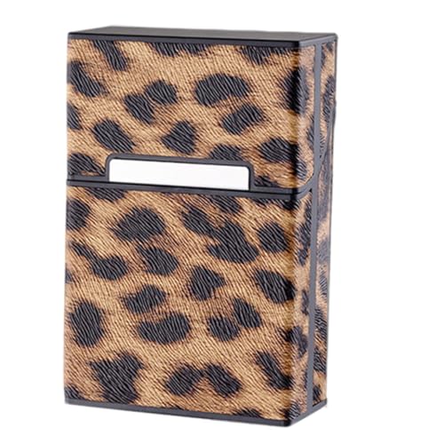 HAMPPLIES Leopard Zigarettenetui Tragbare Zigarettenbox mit Magnetverschluss Schützhülle für Zigaretten Hochwertige Verarbeitung für Männer und Raucher HAMPPLIES Leopard Zigarettenetui Tragbare Zigarettenbox mit Magnetverschluss Schützhülle für Zigaretten Hochwertige Verarbeitung für Männer und Raucher von HAMPPLIES