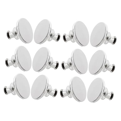HAMPPLIES Magnetische Vorhang Raffhalter 6 Paar Langlebige Magnetschnallen aus Metall Dekorative Vorhanghalter für Fensterdekoration Einfach zu Befestigen Bruchfest und Verschleißfest von HAMPPLIES