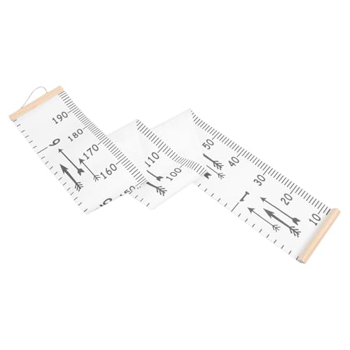 HAMPPLIES Messlatte Wandtattoo Wachstumsmessung Höhe Messskala für Jungen Mädchen Schlafzimmer Deko Personalisierbar ohne Hintergrundfolie Abnehmbar Geruchsfrei Langlebig von HAMPPLIES