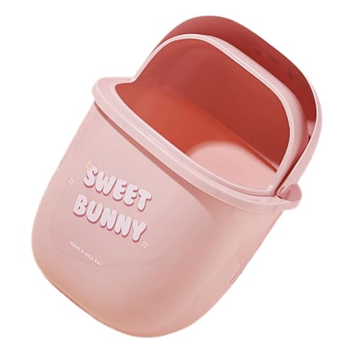 HAMPPLIES Mini-Mülleimer Mülleimer für Schlafzimmer Hasenbehälter Mülltonne mit Deckel kleiner Toilettenmülleimer Tisch Mülleimer für die Arbeitsplatte Desktop -Abfallbehälter Plastik Rosa HAMPPLIES Mini-Mülleimer Mülleimer für Schlafzimmer Hasenbehälter Mülltonne mit Deckel kleiner Toilettenmülleimer Tisch Mülleimer für die Arbeitsplatte Desktop -Abfallbehälter Plastik Rosa von HAMPPLIES