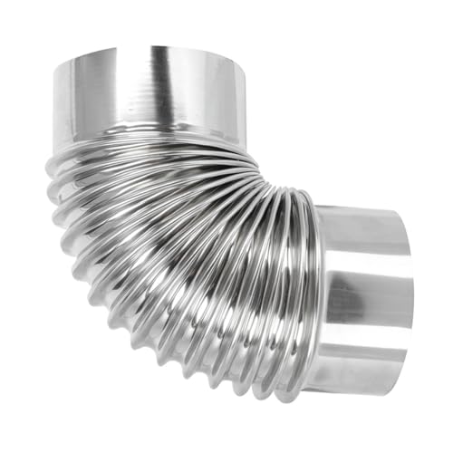 HAMPPLIES Ofenrohr Bogen Hitzebeständig Kamin Rauchrohr Flue Extension Metall Schornstein Robust Langlebig Praktisch Einfache Montage HAMPPLIES Ofenrohr Bogen Hitzebeständig Kamin Rauchrohr Flue Extension Metall Schornstein Robust Langlebig Praktisch Einfache Montage von HAMPPLIES