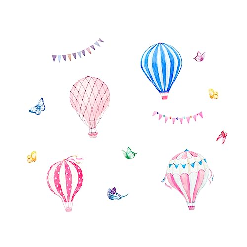 HAMPPLIES PVC Abnehmbare Heißluftballon Wandsticker für Kinderzimmer Wasserfest Selbstklebend Dekorativ für Kinderzimmer Kreative Wanddekoration Flexibel Anpassbar HAMPPLIES PVC Abnehmbare Heißluftballon Wandsticker für Kinderzimmer Wasserfest Selbstklebend Dekorativ für Kinderzimmer Kreative Wanddekoration Flexibel Anpassbar von HAMPPLIES