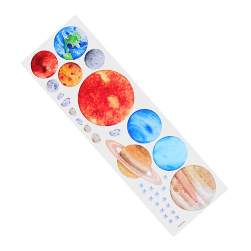 HAMPPLIES Peel And Stick Wandsticker mit Planeten Selbstklebendes Wandtattoo für Schlafzimmer und Kinderzimmer zur Raumgestaltung und Dekoration Vivid Farben für Fröhliche Einfache Anwendung HAMPPLIES Peel And Stick Wandsticker mit Planeten Selbstklebendes Wandtattoo für Schlafzimmer und Kinderzimmer zur Raumgestaltung und Dekoration Vivid Farben für Fröhliche Einfache Anwendung von HAMPPLIES