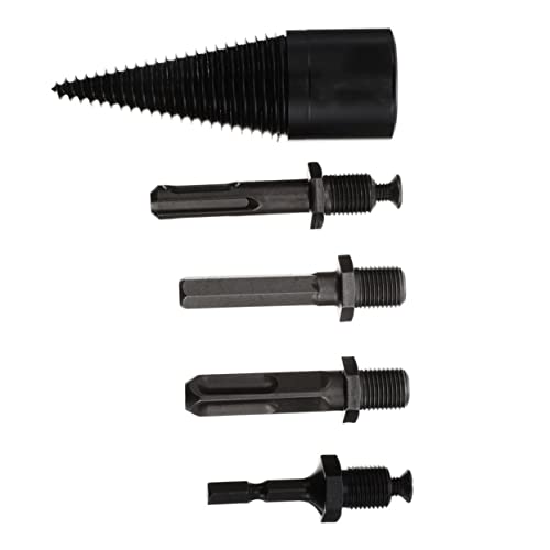 HAMPPLIES Teiliges Holzspalter Bohrer Splitting Drill Bits aus Gehärtetem Hochpräzise Verschleißfest Energiesparend Kompatibel mit Bohrmaschine zum Schnellen Spalten von Feuerholz und HAMPPLIES Teiliges Holzspalter Bohrer Splitting Drill Bits aus Gehärtetem Hochpräzise Verschleißfest Energiesparend Kompatibel mit Bohrmaschine zum Schnellen Spalten von Feuerholz und von HAMPPLIES