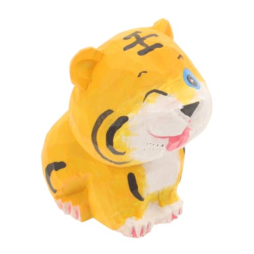 HAMPPLIES Tiger Holzfigur Kreative Tiger Skulptur Niedliche Dekoration Für Handgefertigtes Holzspielzeug Für Wohnaccessoires Tierfigur HAMPPLIES Tiger Holzfigur Kreative Tiger Skulptur Niedliche Dekoration Für Handgefertigtes Holzspielzeug Für Wohnaccessoires Tierfigur von HAMPPLIES