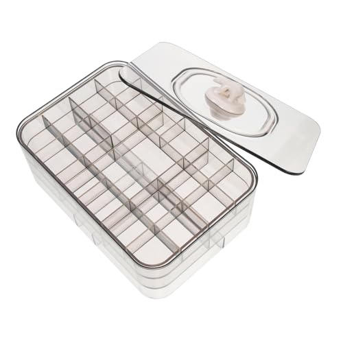 HAMPPLIES Tragbare Schmuckaufbewahrungsbox mit Fächern Transparente Schmuckschatulle für Ohrringe Ringe und Geeignet für Reisen und Zuhause mit Süßem Tiermotiv Eisbär HAMPPLIES Tragbare Schmuckaufbewahrungsbox mit Fächern Transparente Schmuckschatulle für Ohrringe Ringe und Geeignet für Reisen und Zuhause mit Süßem Tiermotiv Eisbär von HAMPPLIES