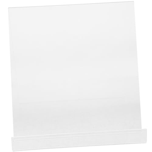 HAMPPLIES Transparenter Buchhalter Displayständer Multifunktionaler Schrägaufsteller für Bücher Tablets Magazine Desktop Organizer für Büro Schule Zuhause von HAMPPLIES