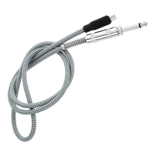 HAMPPLIES USB C Audiokabel Kupferkabel für Gitarre Smartphone Computer Aufnahme Vielseitig Kompatibel Stabil und Langlebig von HAMPPLIES