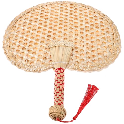 HAMPPLIES Vintage Handfächer aus Handgewebter Sommerfächer mit Retro Charme für Outdoor Dekoration und Kühlung Leicht und Langlebig HAMPPLIES Vintage Handfächer aus Handgewebter Sommerfächer mit Retro Charme für Outdoor Dekoration und Kühlung Leicht und Langlebig von HAMPPLIES