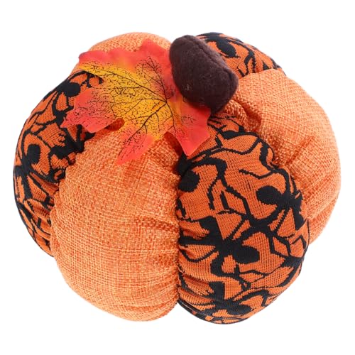 HAMPPLIES Weiche Stoff Kürbis Dekoration mit Lachendem Gesicht Gefüllt mit PP Baumwolle Wiederverwendbar und Farbecht als Halloween Party Ornament und Herbstliches Tischmittelstück HAMPPLIES Weiche Stoff Kürbis Dekoration mit Lachendem Gesicht Gefüllt mit PP Baumwolle Wiederverwendbar und Farbecht als Halloween Party Ornament und Herbstliches Tischmittelstück von HAMPPLIES