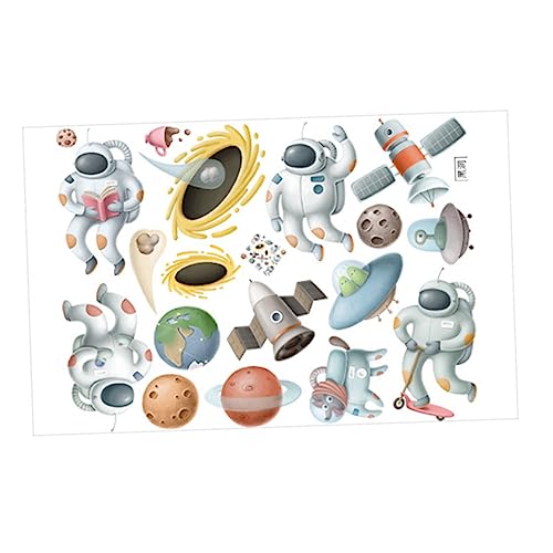 HAMPPLIES Weltraum Wandtattoo Aufkleber Selbstklebend Bunte Planeten und Astronauten Muster Wandsticker für Kinderzimmer und Dekoration HAMPPLIES Weltraum Wandtattoo Aufkleber Selbstklebend Bunte Planeten und Astronauten Muster Wandsticker für Kinderzimmer und Dekoration von HAMPPLIES