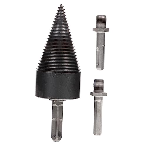 HAMPPLIES Wood Splitter Bohrer mit Adapter Langlebiger Stahl Holzspalter Bohrkopf mit Tiefem Gewinde für Einfaches Spalten von Hitzebehandelt Effizient und Sicher Vielseitig Einsetzbar HAMPPLIES Wood Splitter Bohrer mit Adapter Langlebiger Stahl Holzspalter Bohrkopf mit Tiefem Gewinde für Einfaches Spalten von Hitzebehandelt Effizient und Sicher Vielseitig Einsetzbar von HAMPPLIES