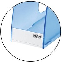 10 HAN Beschriftungsschilder mit Clip transparent 10 HAN Beschriftungsschilder mit Clip transparent von HAN