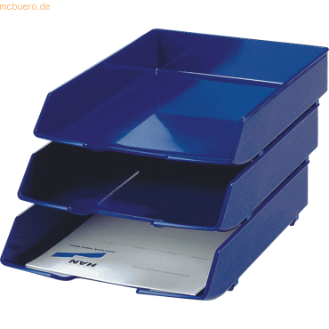 5 x Han Briefablage Wave C4 blau 5 x Han Briefablage Wave C4 blau von HAN