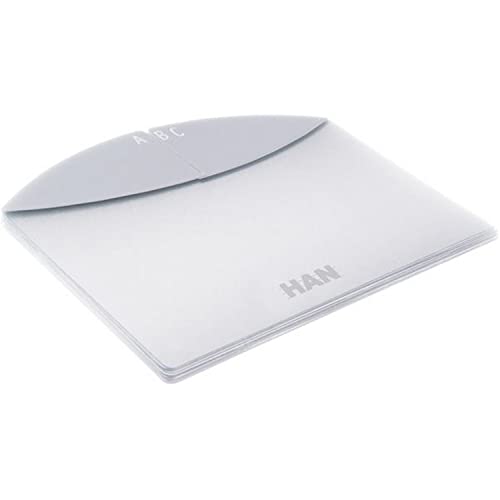 HAN Register A - Z, DIN A7 quer, Karteiregister, 16-teiliges Leitregister für CROCO Lernkarteien, 9872, transluzent-klar HAN Register A - Z, DIN A7 quer, Karteiregister, 16-teiliges Leitregister für CROCO Lernkarteien, 9872, transluzent-klar von HAN