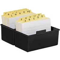 HAN A7 Karteikasten DIN A7 für 300 Karteikarten schwarz mit Deckel HAN A7 Karteikasten DIN A7 für 300 Karteikarten schwarz mit Deckel von HAN