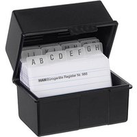 HAN A8 Karteikasten DIN A8 für 200 Karteikarten schwarz mit Deckel HAN A8 Karteikasten DIN A8 für 200 Karteikarten schwarz mit Deckel von HAN