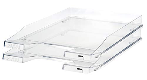 HAN Briefablage JUNIOR , moderne, flache Ablage im frischen Design bis Format DIN A4/C4, transparent-glasklar, 1025-23, 5 STÜCK (1er Pack) HAN Briefablage JUNIOR , moderne, flache Ablage im frischen Design bis Format DIN A4/C4, transparent-glasklar, 1025-23, 5 STÜCK (1er Pack) von HAN