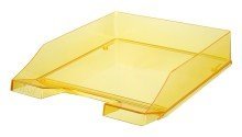 HAN Briefablage KLASSIK, DIN A4/C4, stapelbar, gelb-transparent HAN Briefablage KLASSIK, DIN A4/C4, stapelbar, gelb-transparent von HAN