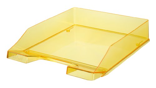 HAN 1026-X-25 Briefablage KLASSIK, A4, Polystyrol, gelb-transparent von HAN
