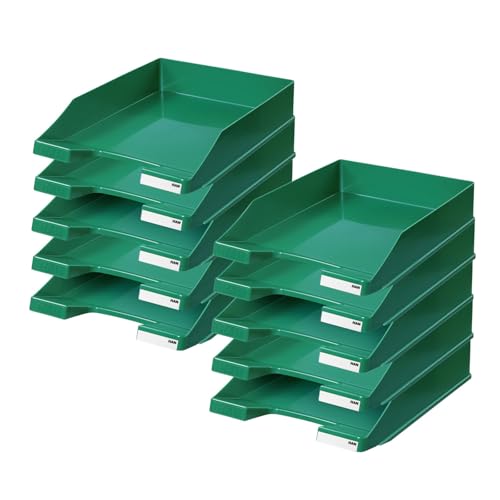 HAN Briefablage KLASSIK KARMA - 10 STÜCK, 80-100% recycled, BLAUER ENGEL zertifiziert, Dokumentenablage, Briefkorb, Briefhalter, Papierablage, bis Format A4/C4, 10278-05, öko-grün HAN Briefablage KLASSIK KARMA - 10 STÜCK, 80-100% recycled, BLAUER ENGEL zertifiziert, Dokumentenablage, Briefkorb, Briefhalter, Papierablage, bis Format A4/C4, 10278-05, öko-grün von HAN