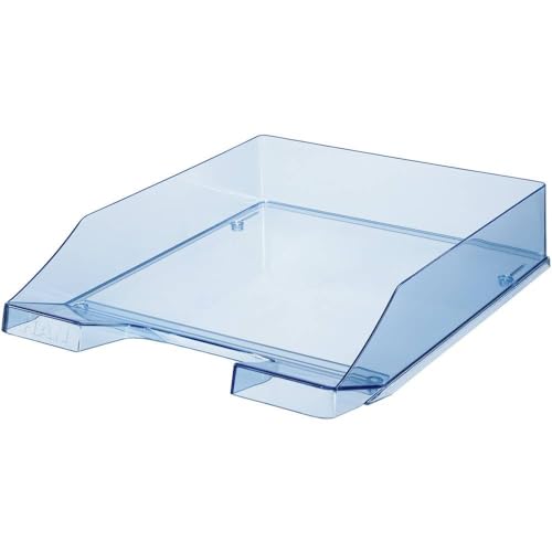 HAN Briefablage Klassik, 1 STÜCK, Moderne, transparente und stapelbare Ablage im frischen Design bis Format A4/C4, 1026-X-26, transparent-blau HAN Briefablage Klassik, 1 STÜCK, Moderne, transparente und stapelbare Ablage im frischen Design bis Format A4/C4, 1026-X-26, transparent-blau von HAN