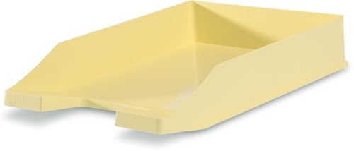 HAN Briefablage Klassik, 1 STÜCK Schreibtisch Organizer, Bürobedarf, Ablagefächer, Büromaterial, Briefkorb, Dokumentenablage, bis Format A4/C4, 1027-X-815, pastellgelb HAN Briefablage Klassik, 1 STÜCK Schreibtisch Organizer, Bürobedarf, Ablagefächer, Büromaterial, Briefkorb, Dokumentenablage, bis Format A4/C4, 1027-X-815, pastellgelb von HAN