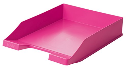 HAN Briefablage Klassik, DIN A4/C4, stapelbar, stabil, modern, Trend Colour pink von HAN