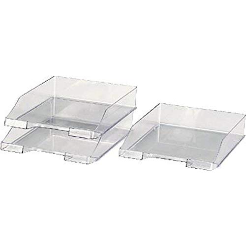 HAN Briefablage Klassik TRANSPARENT, 1 STÜCK, Moderne, transparente und stapelbare Ablage im frischen Design bis Format A4/C4, 1026-X-23, transparent-glasklar HAN Briefablage Klassik TRANSPARENT, 1 STÜCK, Moderne, transparente und stapelbare Ablage im frischen Design bis Format A4/C4, 1026-X-23, transparent-glasklar von HAN