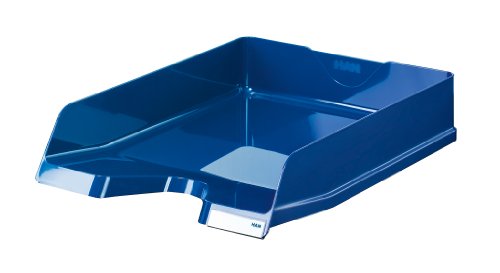 HAN Briefablage VIVA, DIN A4/C4, stapelbar, mit Clip, hochglänzend, blau, 3 Stück HAN Briefablage VIVA, DIN A4/C4, stapelbar, mit Clip, hochglänzend, blau, 3 Stück von HAN