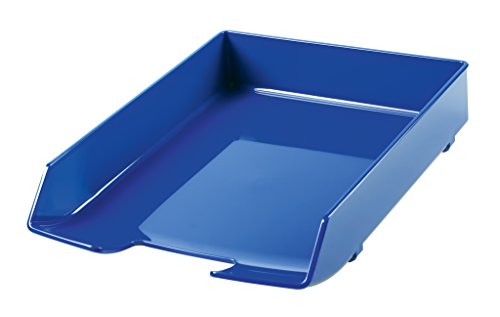 HAN Briefablage WAVE EXCLUSIV - 5 STÜCK, puristisch, stilvoll, elegant und hochglänzend. Exklusives Flair für den Schreibtisch, blau, 1028-14 von Hanlesi