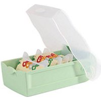 HAN CROCO Karteikasten DIN A8 für 500 Karteikarten pastellgrün-transparent mit Deckel HAN CROCO Karteikasten DIN A8 für 500 Karteikarten pastellgrün-transparent mit Deckel von HAN