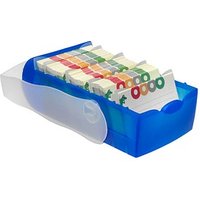 HAN Croco Karteikasten DIN A7 für 900 Karteikarten blau mit Deckel HAN Croco Karteikasten DIN A7 für 900 Karteikarten blau mit Deckel von HAN