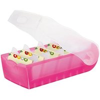 HAN Croco Karteikasten DIN A8 für 500 Karteikarten pink mit Deckel HAN Croco Karteikasten DIN A8 für 500 Karteikarten pink mit Deckel von HAN