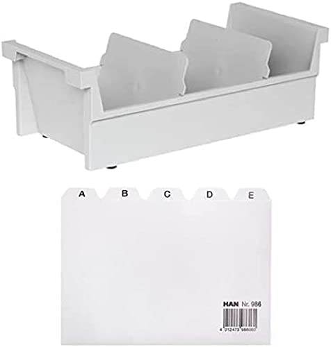 HAN Einhängetrog DIN A6 quer Leitkarte DIN A6, Karteiregister, Leitregister Register A - Z HAN Einhängetrog DIN A6 quer Leitkarte DIN A6, Karteiregister, Leitregister Register A - Z von HAN