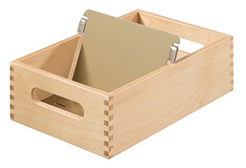 HAN Holz - DIN A6 - für 900 Karteikarten quer Karteikarten inkl. 1 Metallblattstütze, mit Beschriftungsfeld und Metallboden, FSC zertifiziertes Holz, hochwertige premium Qualität, 506-0, Naturholz HAN Holz - DIN A6 - für 900 Karteikarten quer Karteikarten inkl. 1 Metallblattstütze, mit Beschriftungsfeld und Metallboden, FSC zertifiziertes Holz, hochwertige premium Qualität, 506-0, Naturholz von HAN