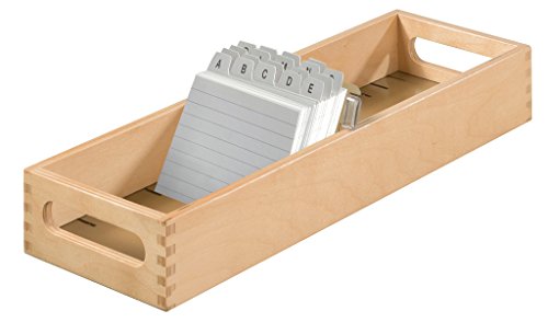 HAN 1007-0 Karteikarte aus Holz im Querformat, Natur, DIN A7 - für 1.500 Karteikarten HAN 1007-0 Karteikarte aus Holz im Querformat, Natur, DIN A7 - für 1.500 Karteikarten von HAN