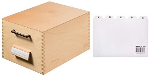 HAN Holz - quer Karteikarten inkl Leitkarte DIN A6, Karteiregister, Leitregister Register A - Z HAN Holz - quer Karteikarten inkl Leitkarte DIN A6, Karteiregister, Leitregister Register A - Z von HAN