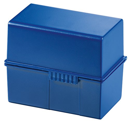HAN Karteibox DIN A5 quer, für 450 Karten mit Stahlscharnier, blau, 975-14 HAN Karteibox DIN A5 quer, für 450 Karten mit Stahlscharnier, blau, 975-14 von HAN